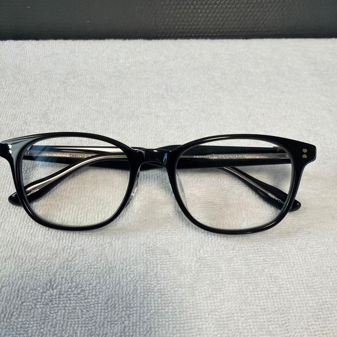 OWNDAYS BLACK in BLACK 黒の涙CM着用モデル　伊達メガネ