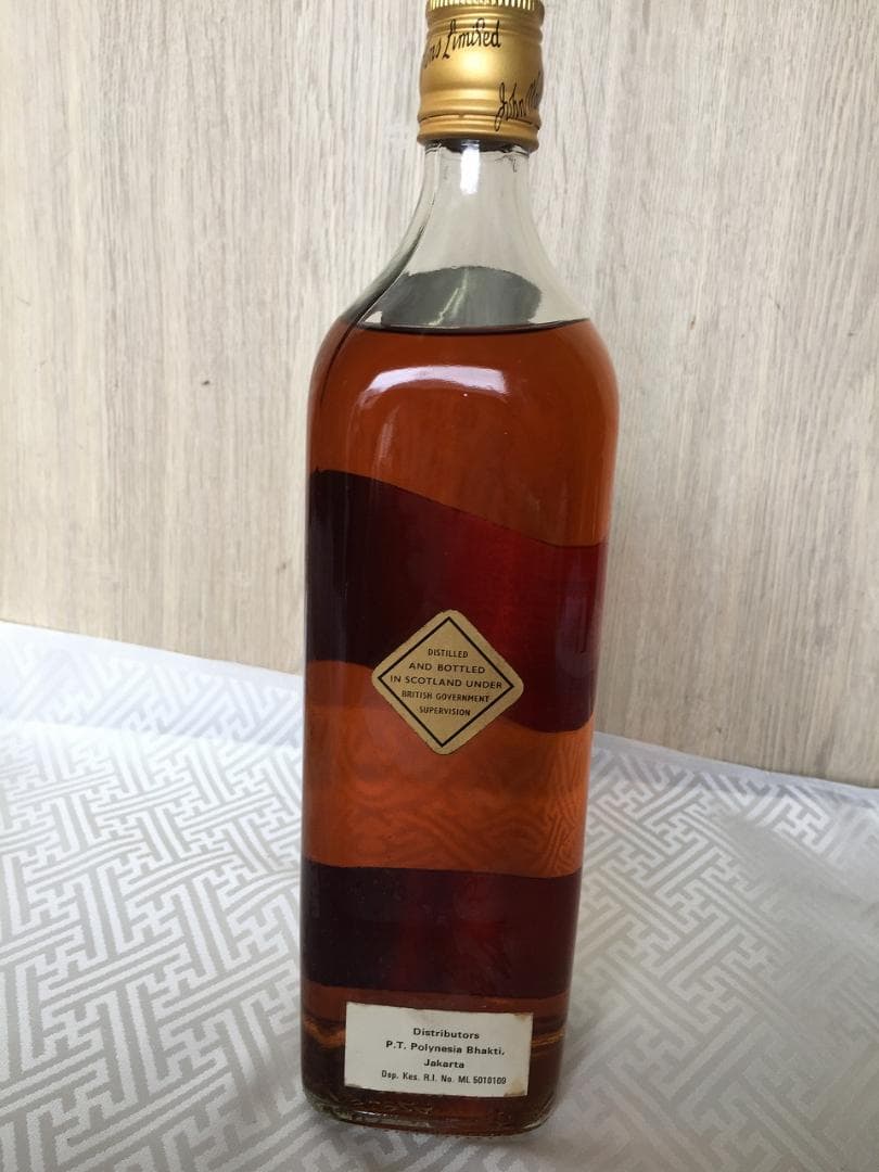 古酒 特級 ジョニーウォーカー ブラックラベル 金キャップ 760ml