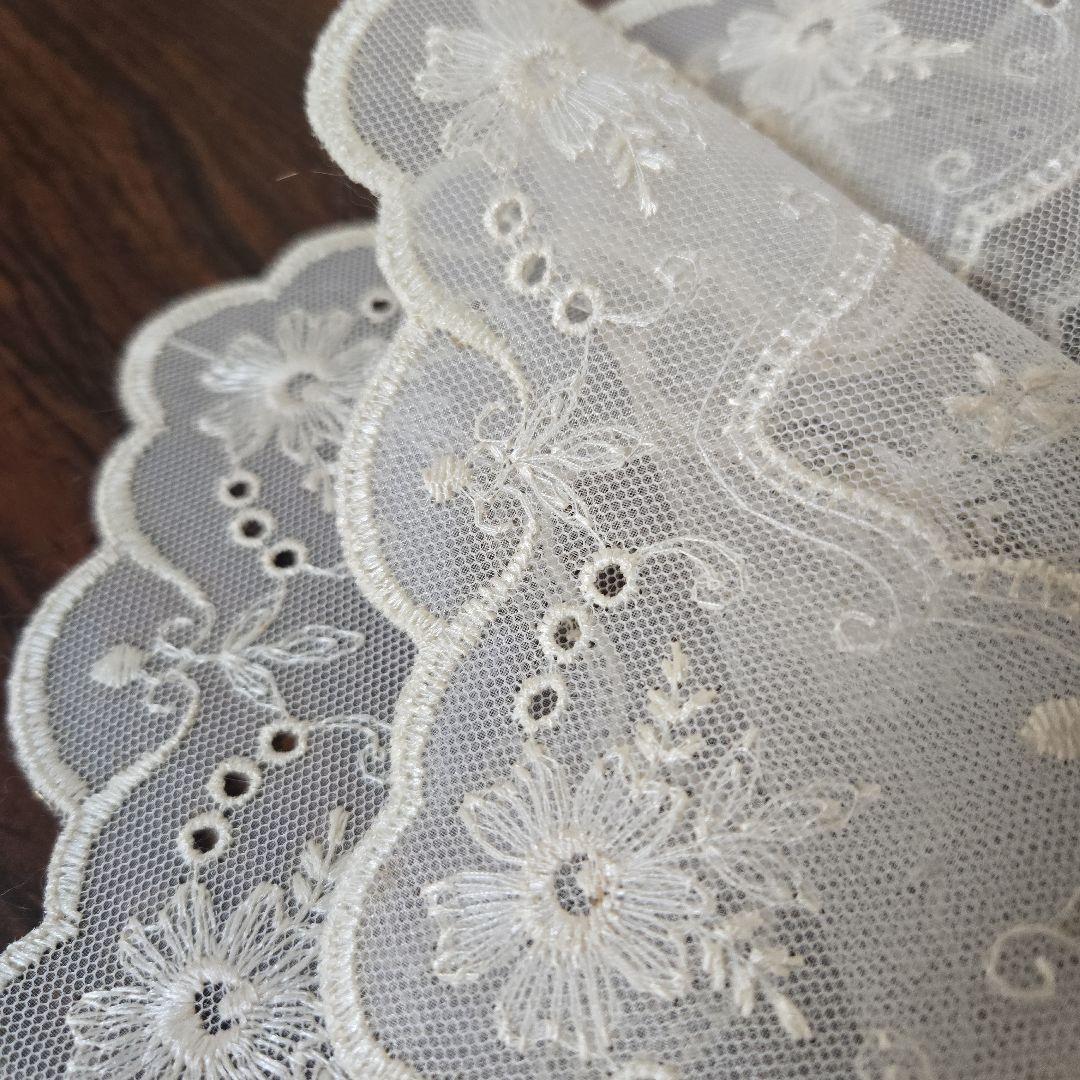 極美品❤フランス製アンティーク　　 レース敷物　「過去からの贈り物」