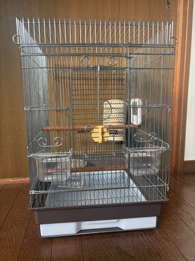 中型鳥かご 通気性良好 付属品あり かご、カバー、暖房、温度計 セット