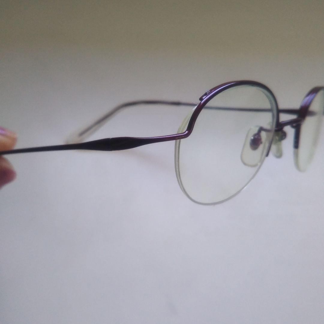 Zparts 眼鏡　Z-108 Col.BRIP ハーフリム正規品　本皮ケース付