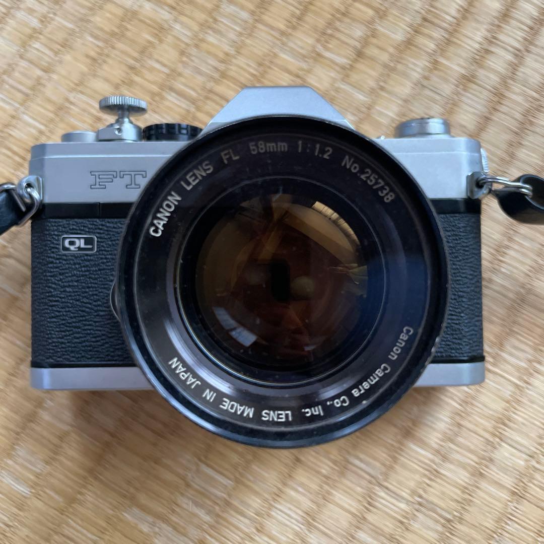 Canon FT QL 一眼レフカメラ 58mmレンズ付き　動作未確認