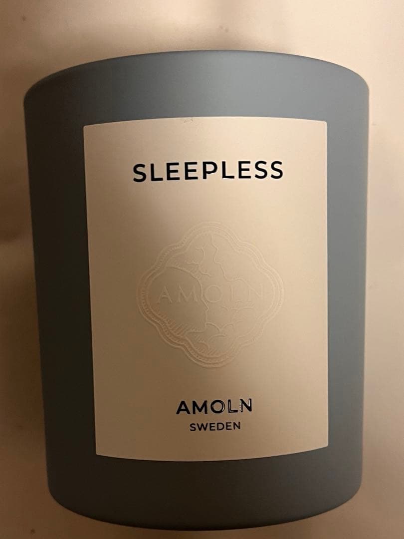 【未使用・人気商品】AMOLN SLEEPLESS アロマキャンドル 270g
