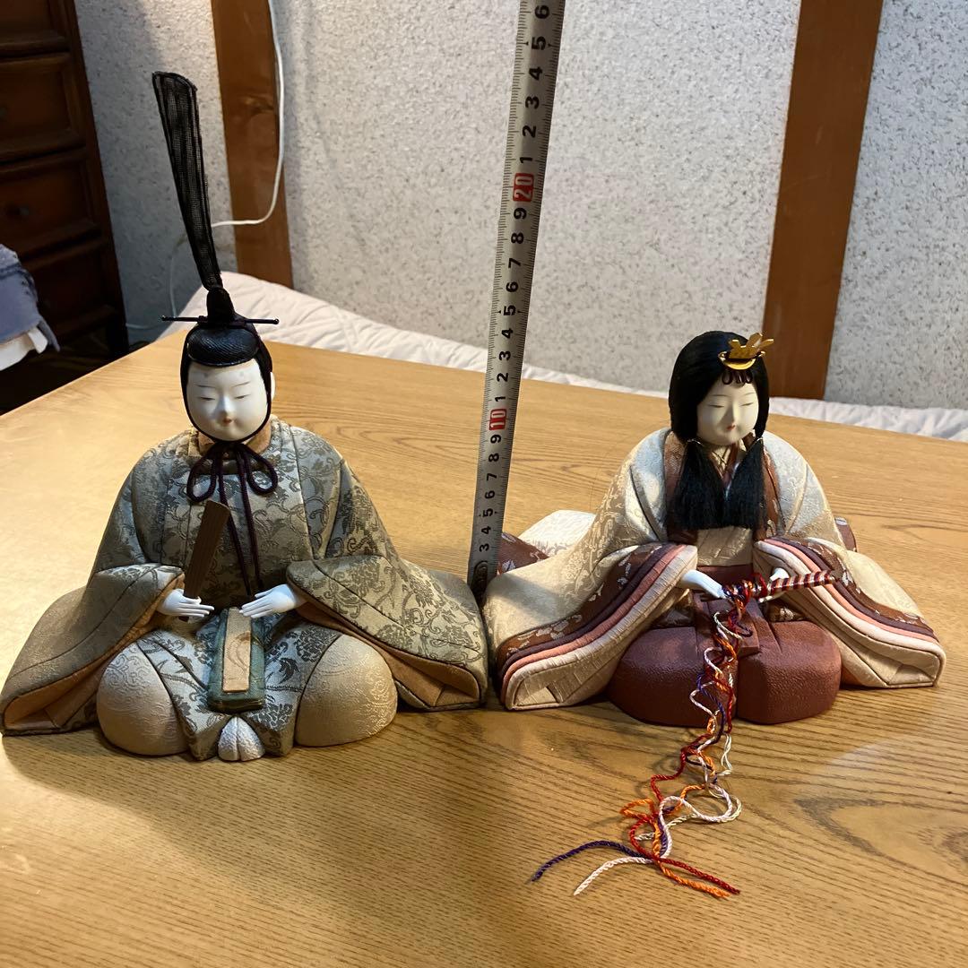 木目込人形 雛人形 京苑　春玉作　木箱付き　中古