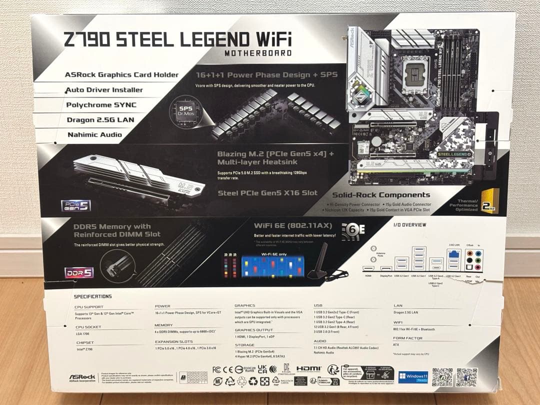 ASRock マザーボード Z790 Steel Legend WiFi