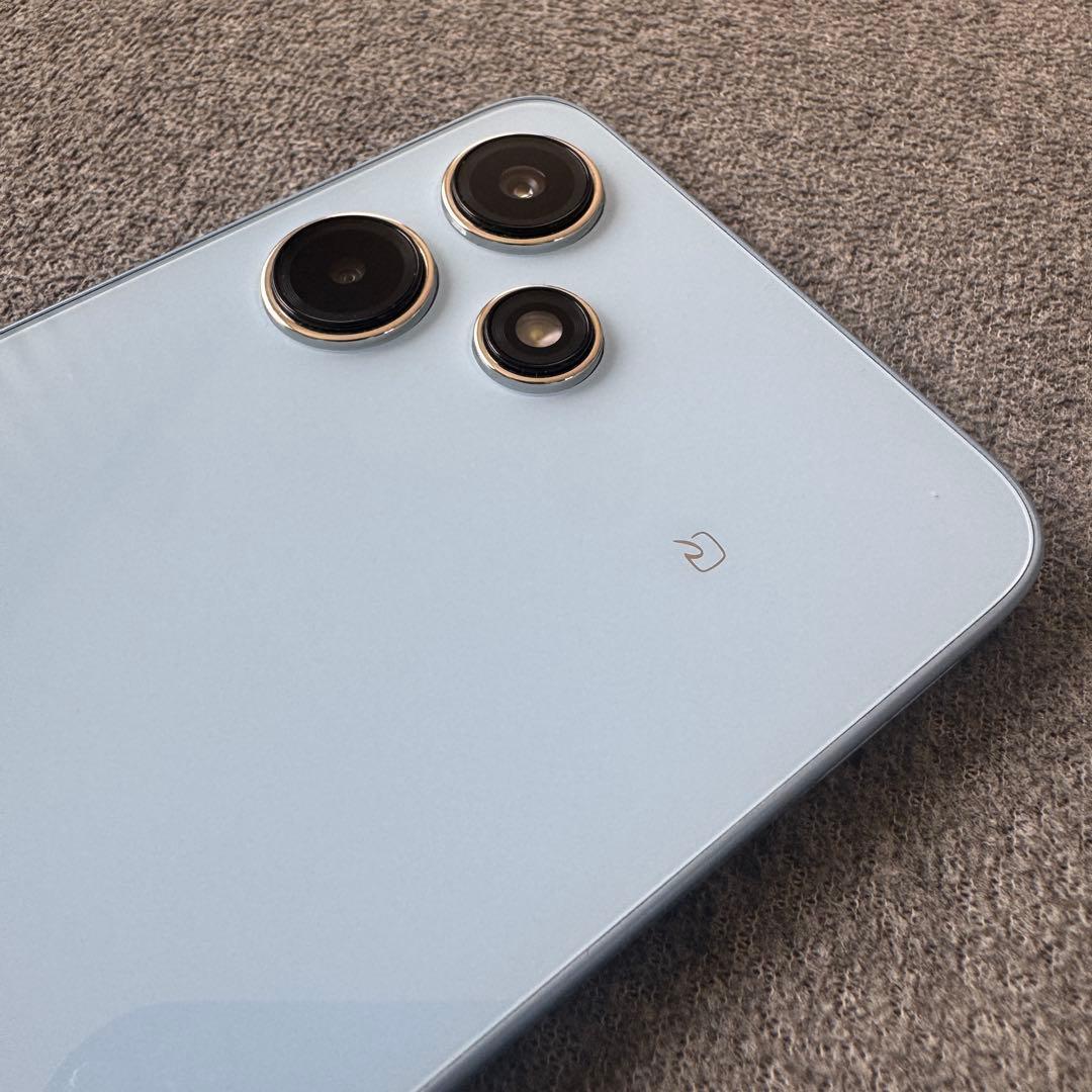 初期化済み・残債なし レドミ Redmi 128GB水色　スカイブルー