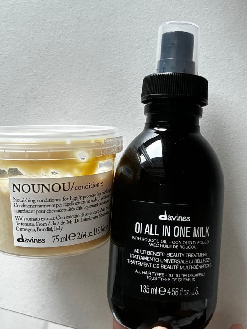 【新品未使用】davines／コンディショナー&ヘアミルク
