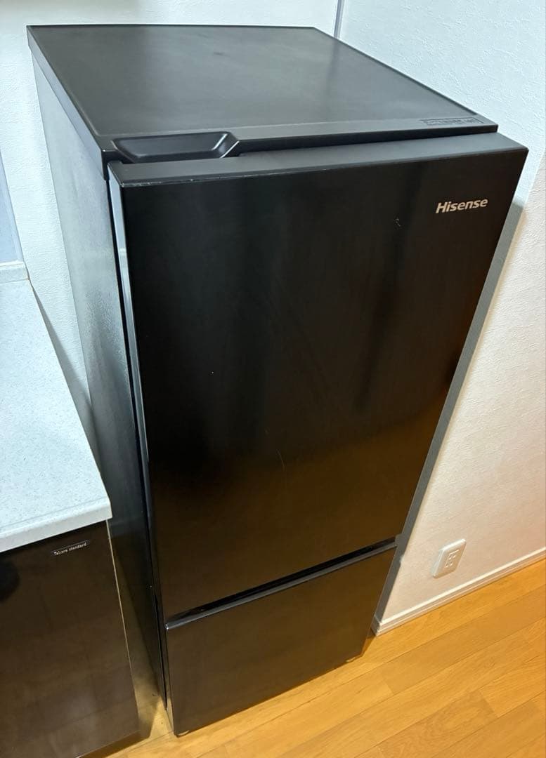 引き取り限定　ハイセンス 冷蔵庫 ブラック HR-D16FB