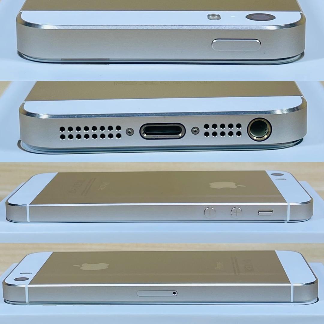 T362 超美品 au iPhone5s 16GB Gold