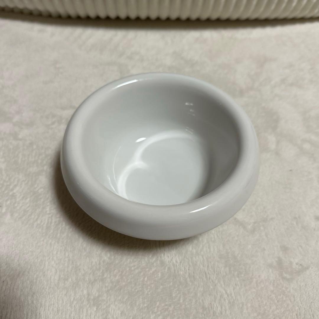【新品未使用】PECOLO ペコロ フードボウル スタンド付 陶器 S クレイ