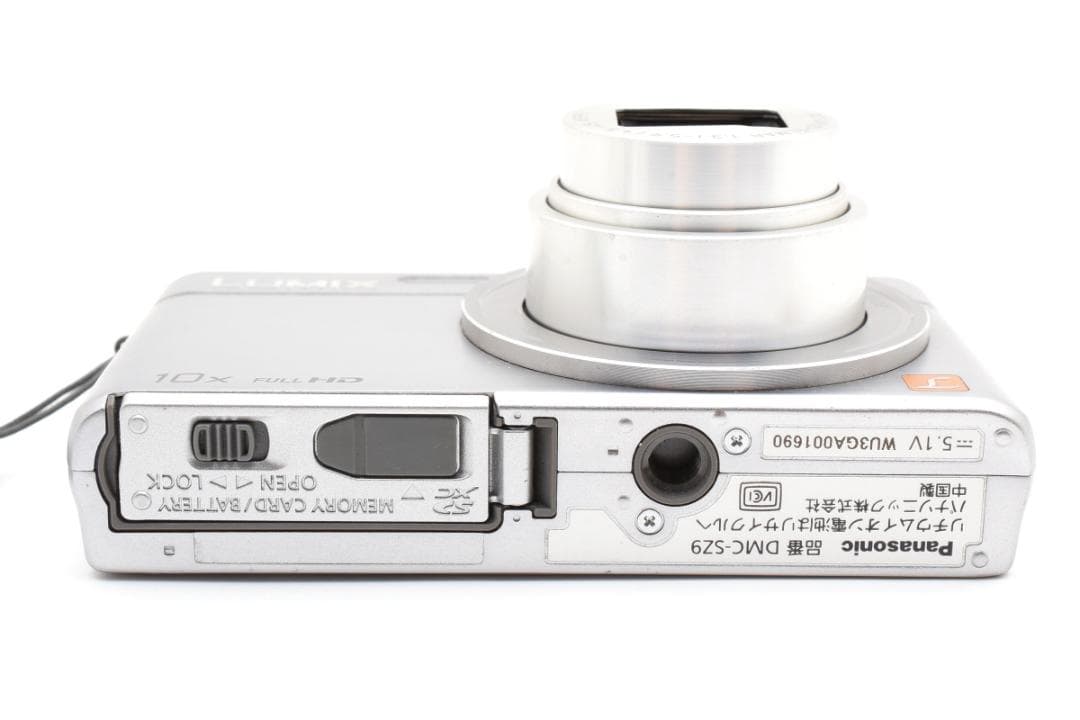 【美品】Panasonic LUMIX DMC-SZ9 シルバー　動作確認済