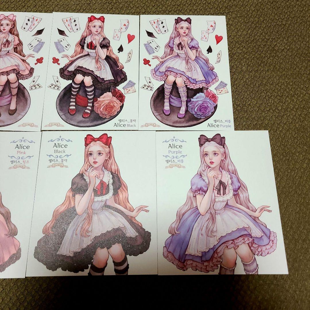 【同梱590円】hwara様 ♡ステッカー　Alice　匿名配送