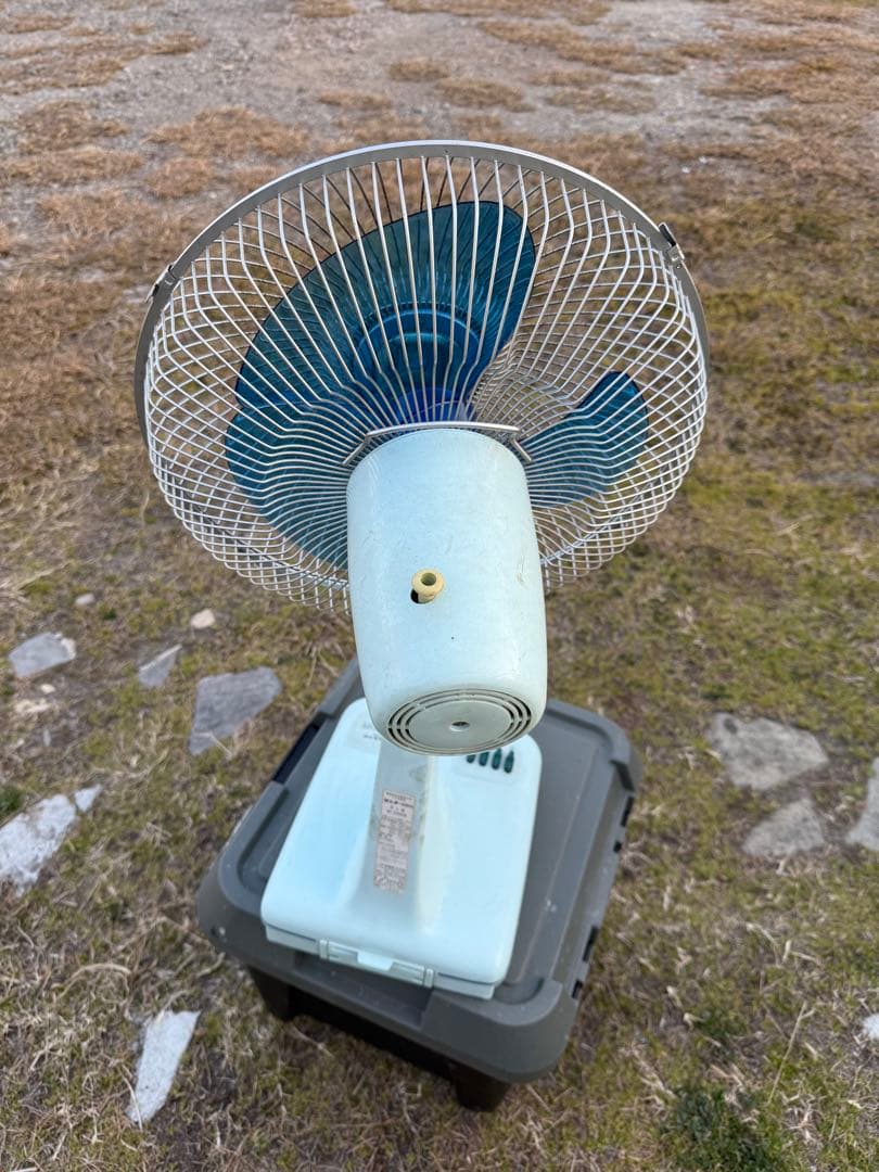 サンヨー 扇風機 卓上扇 E-C30A2 昭和レトロ
