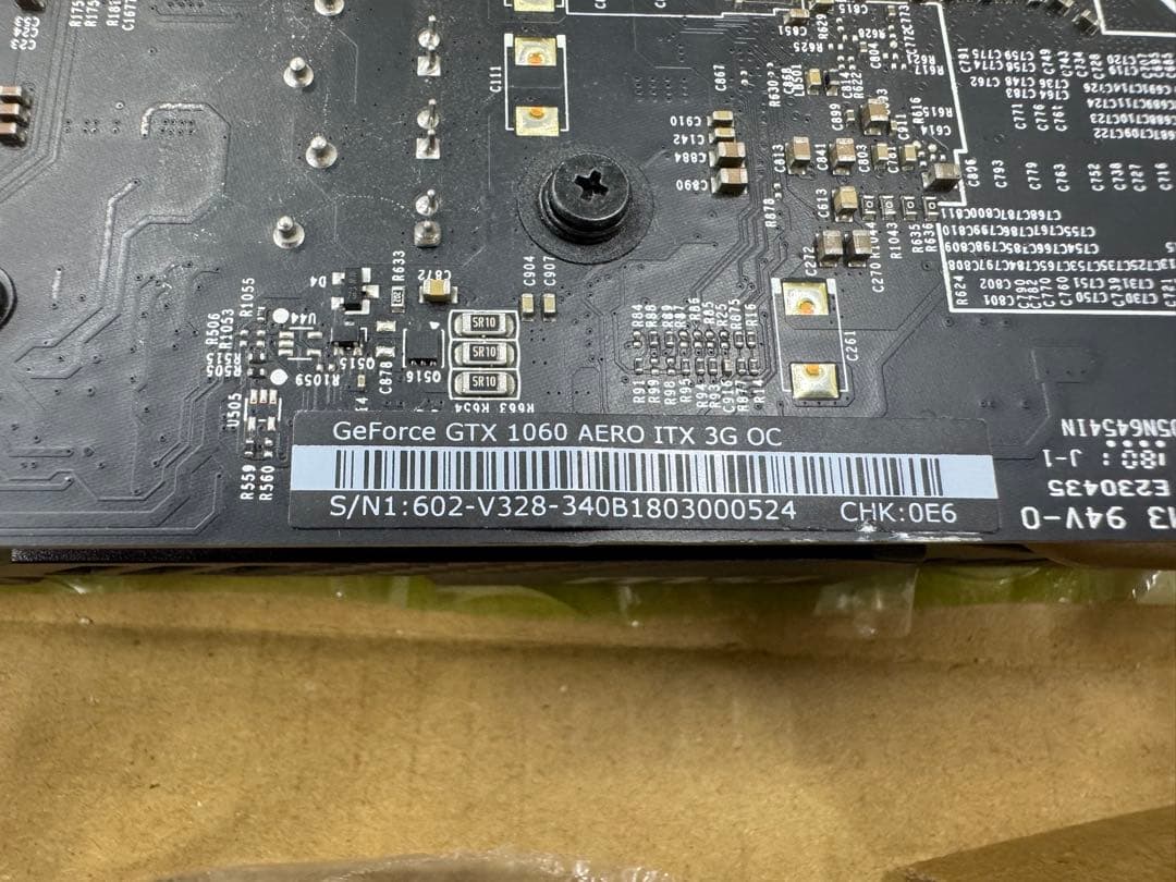 その他 MSI GEFORCE GTX 1060 3G OC