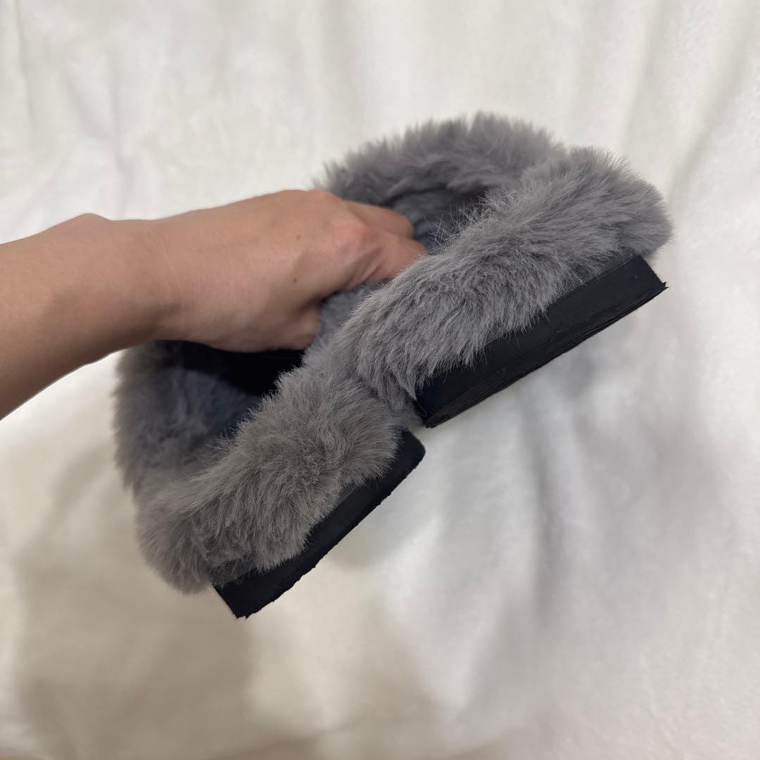 Racbakiシリーズ ファーサボ グレー　L