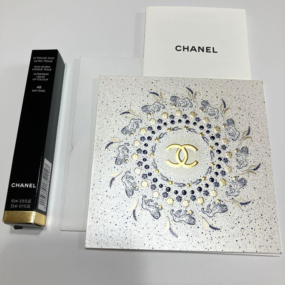 新品 CHANEL ルルージュデュオウルトラトゥニュ 48 ソフトローズ