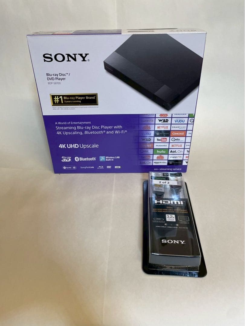 SONY ブルーレイ/DVDプレーヤー BDP-S6700 4Kアップコンバート