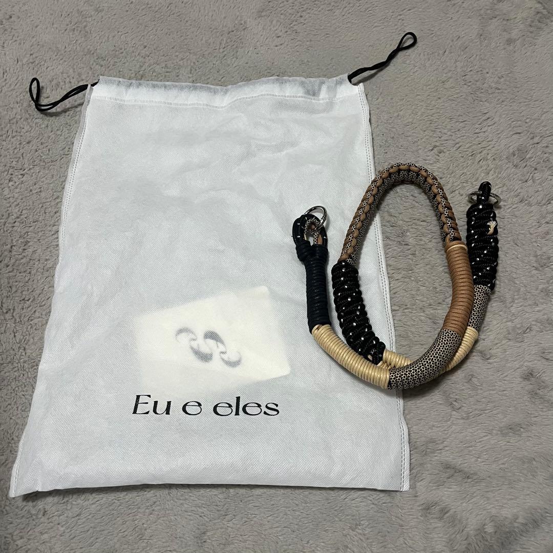 EUEELES ROPE SHOULDER STRAP ブラックブラウン