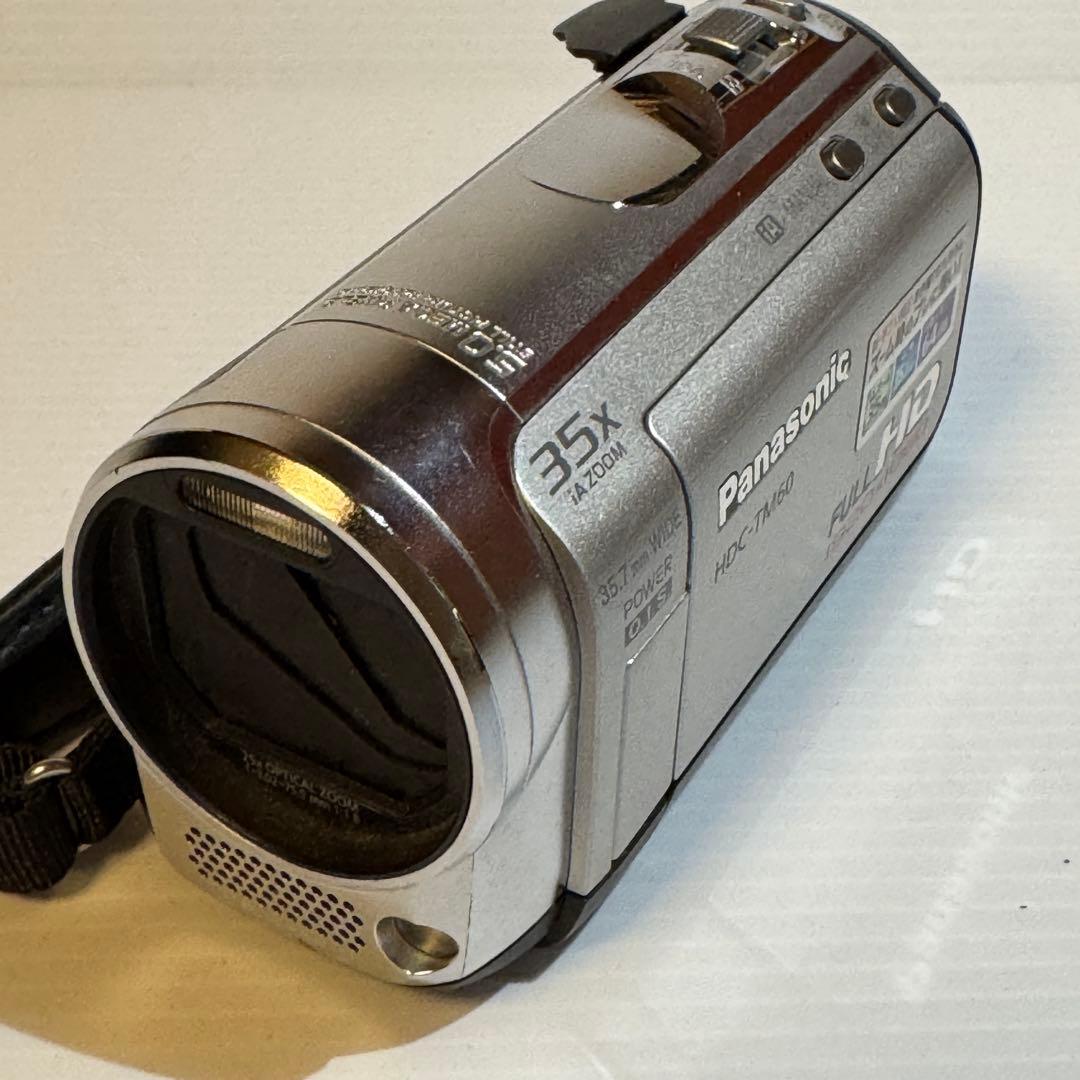 【動作確認ＯＫ】Panasonic HDC-TM60バッテリー充電器等付属品多数