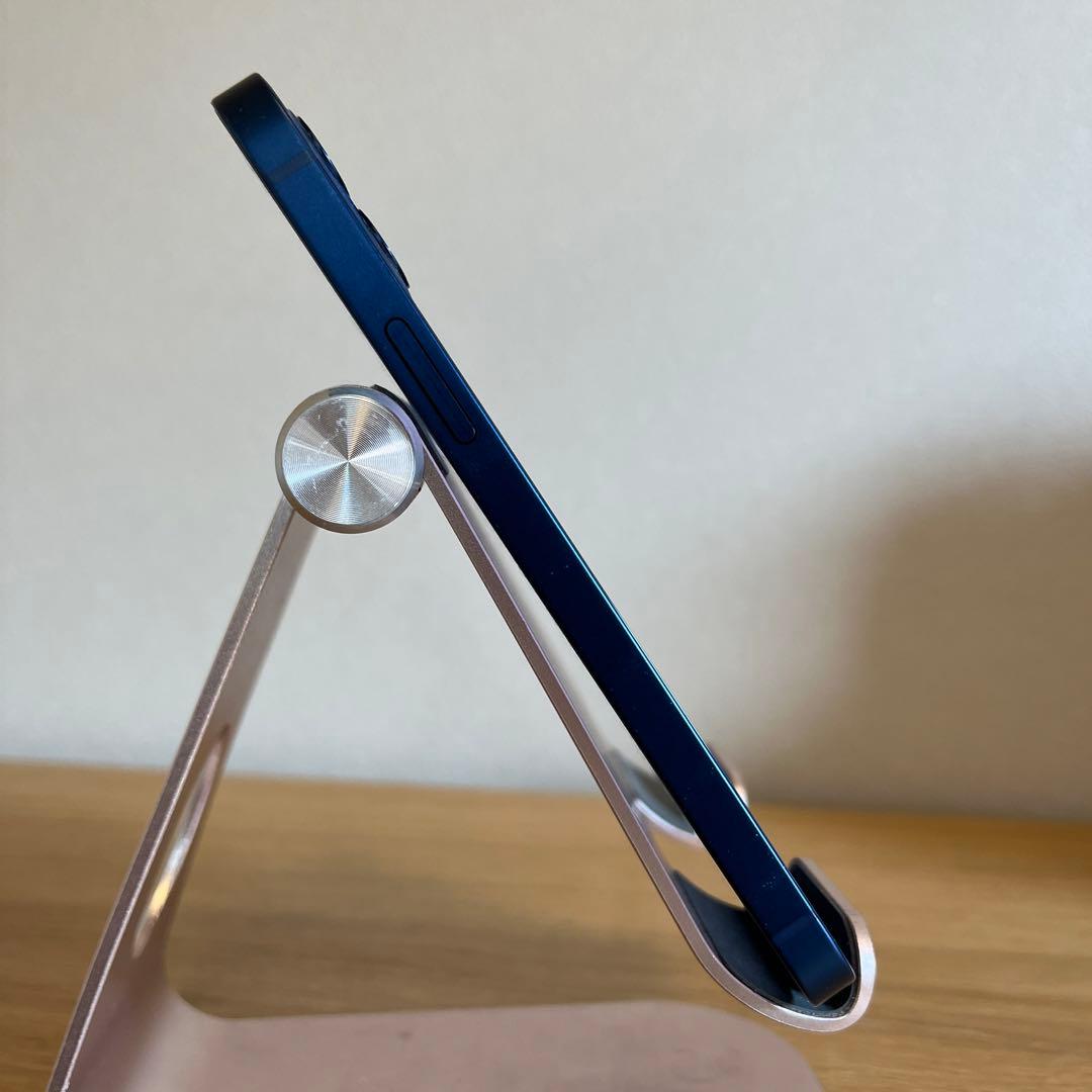 バッテリー新品100%！iPhone12 ブルーBLUE128GB SIMフリー