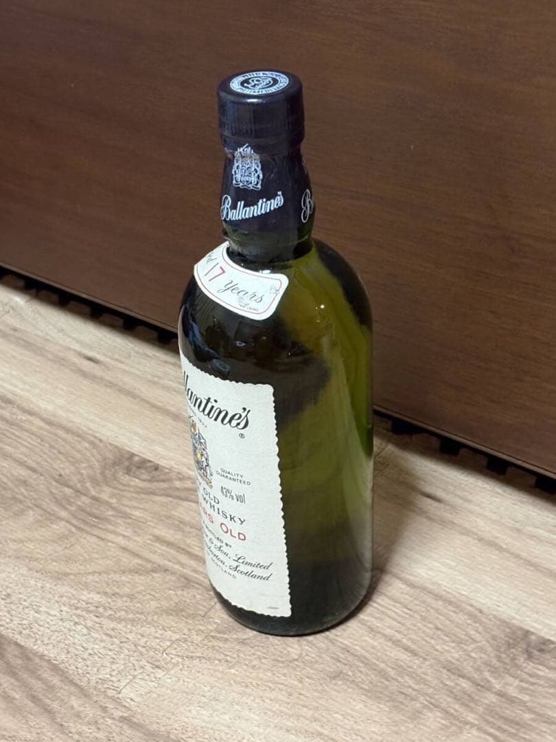 ☆未開栓保管品 Ballantine's 17年 ウイスキー 75cl 43％
