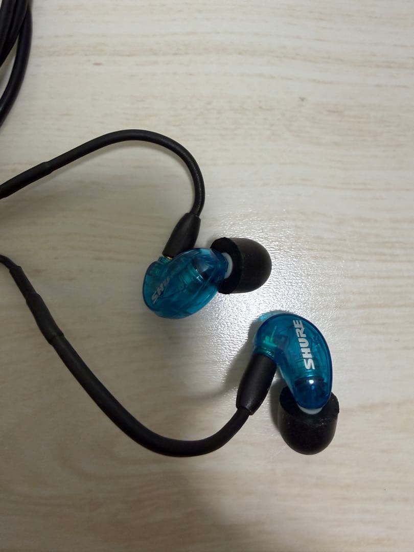 SHURE SE215 SPE-A イヤホン 純正延長ケーブル付