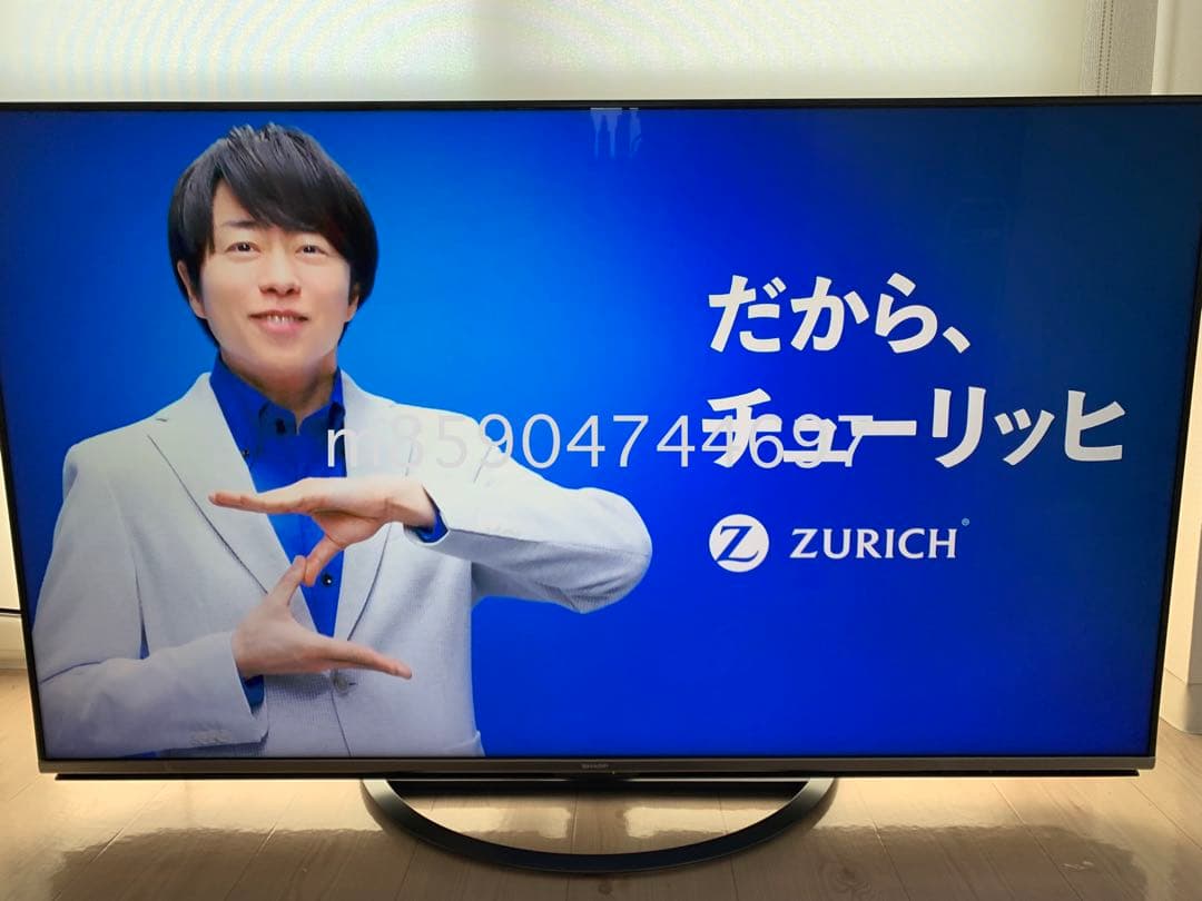 引き取り限定【60型】4K液晶テレビ SHARP AQUOS