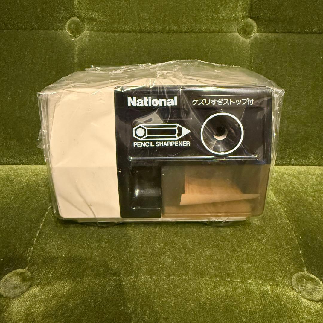 希少　National 電動　えんぴつ削り　鉛筆削り　昭和レトロ KP-S1 青
