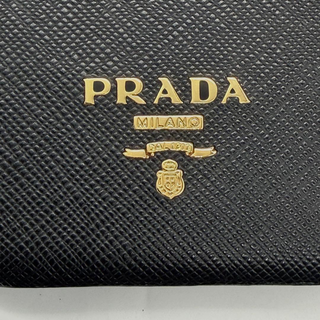 【未使用】PRADA プラダ サフィアーノレザー iPhoneX/XSケース