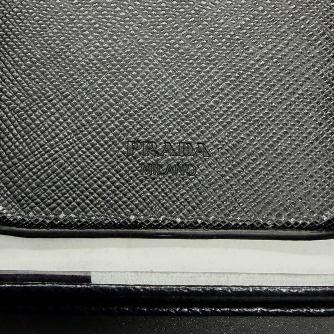【未使用】PRADA プラダ サフィアーノレザー iPhoneX/XSケース