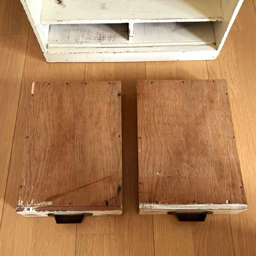 古道具　飾り棚　シャビー