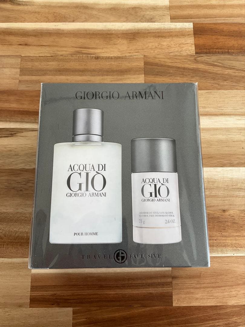 【新品未使用未開封】Giorgio Armani Acqua di Gioセット