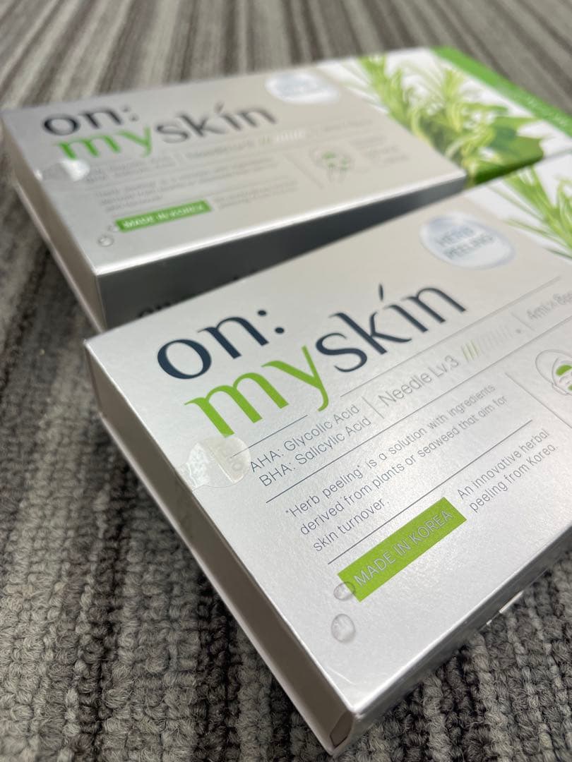 on: myskin オーマイスキン ハーブピーリング ピーリング 未開封2箱