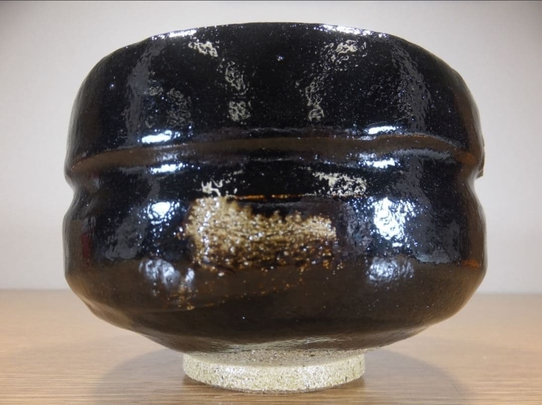 真作保証 佐々木松楽 自作 高橋悦道 極箱 黒楽茶碗 大徳寺 臨済宗 滋賀県