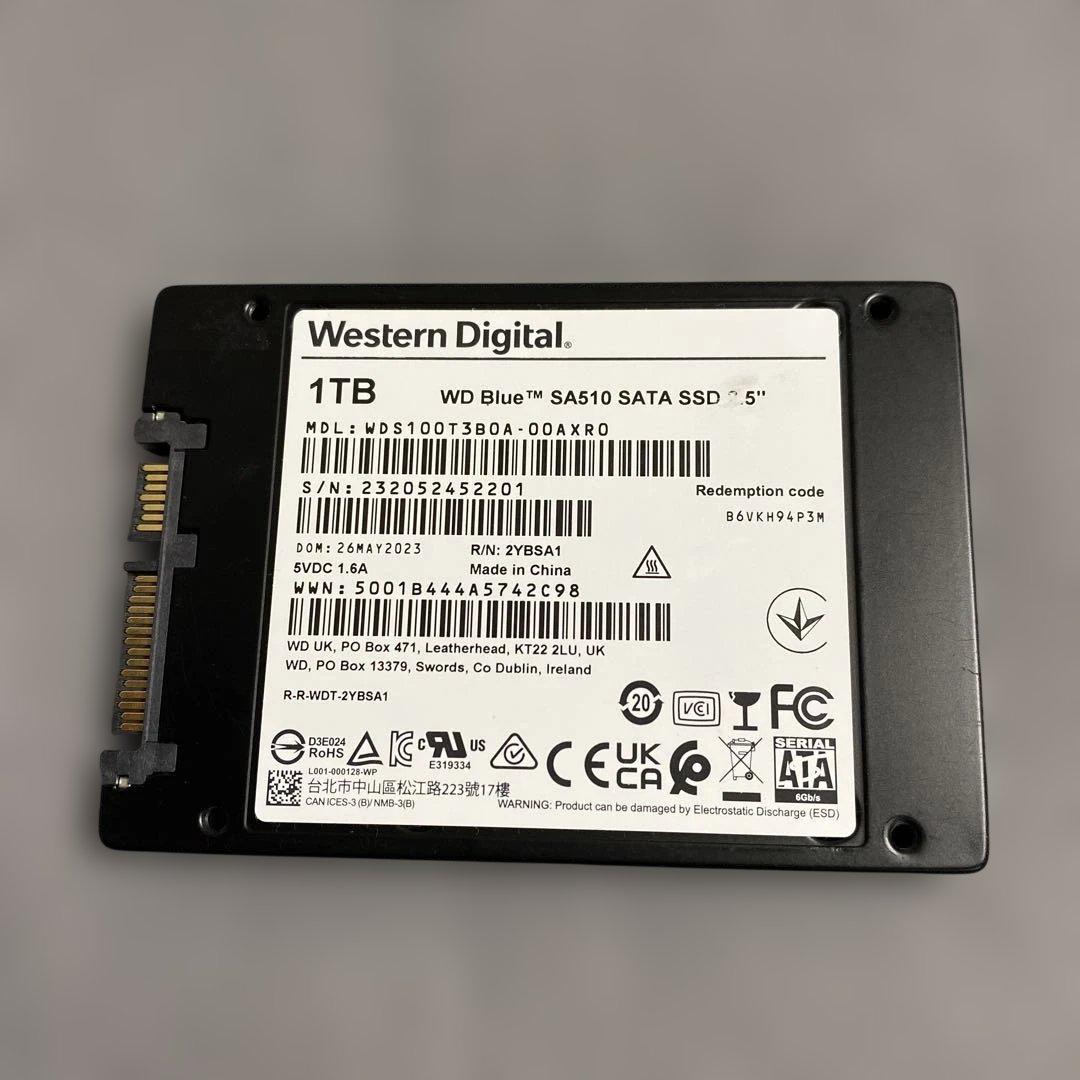ジャンク品　WD 1TB WD Blue SA510 SSD