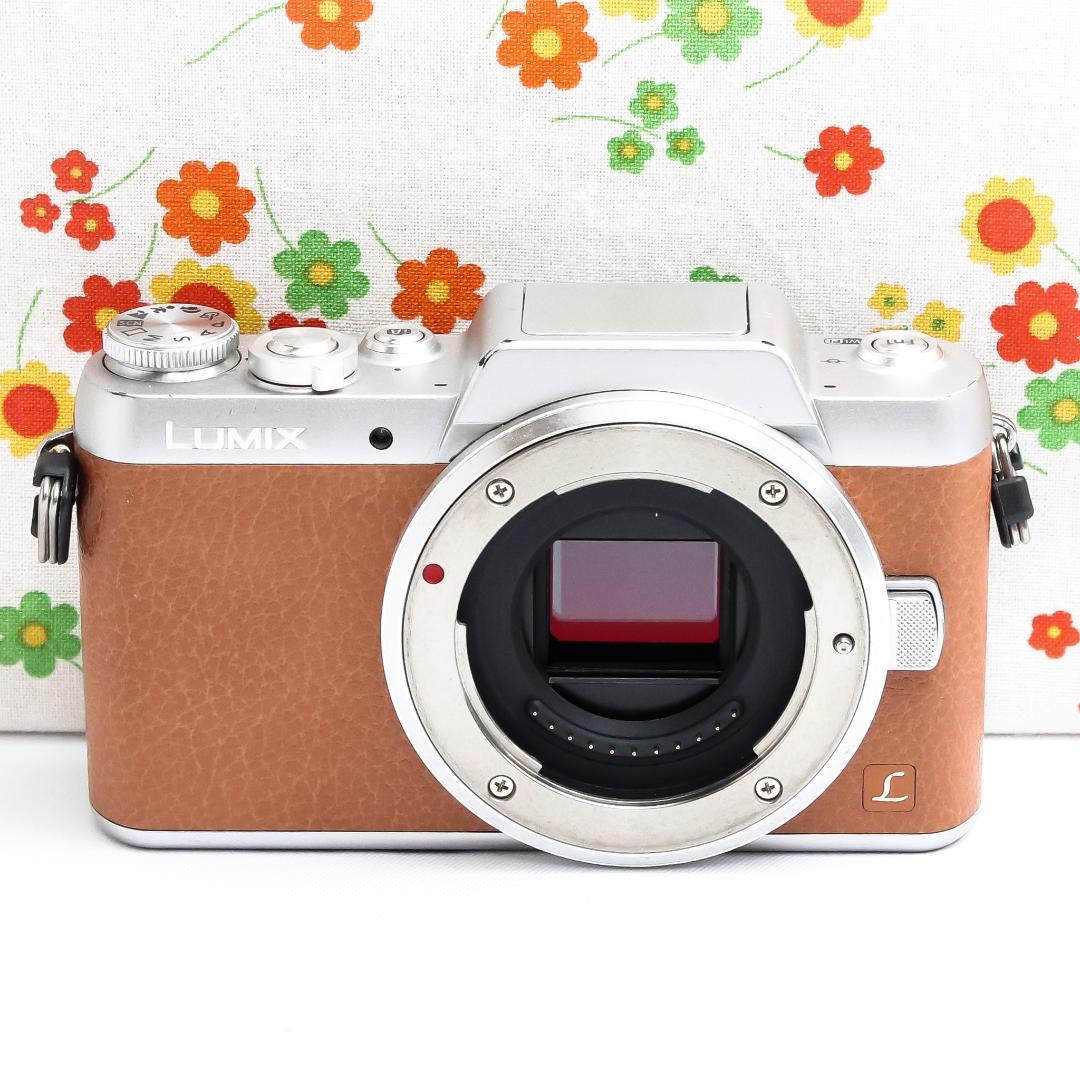 パナソニック LUMIX GF7 ☆大人気ブラウンカラー☆WIFI転送＆自撮り