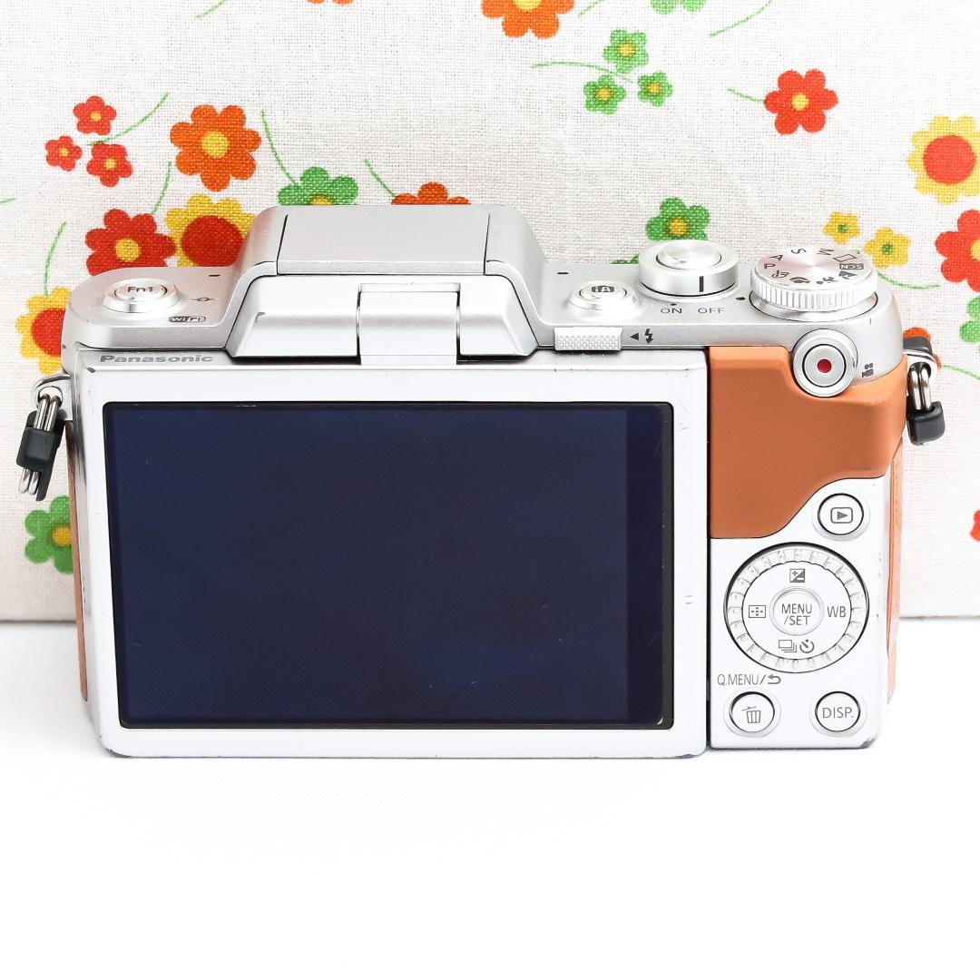 パナソニック LUMIX GF7 ☆大人気ブラウンカラー☆WIFI転送＆自撮り