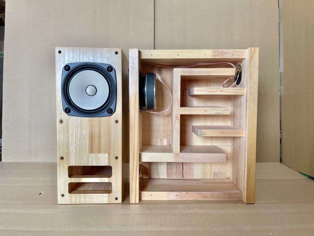 FOSTEX FE126NV2 搭載バックロードスピーカー　自作