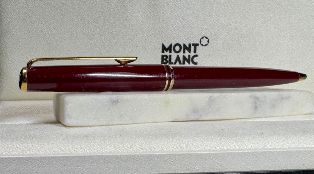 【極美品】モンブラン絶版モデル「CLASSIC」ボールペン　ボルドー①