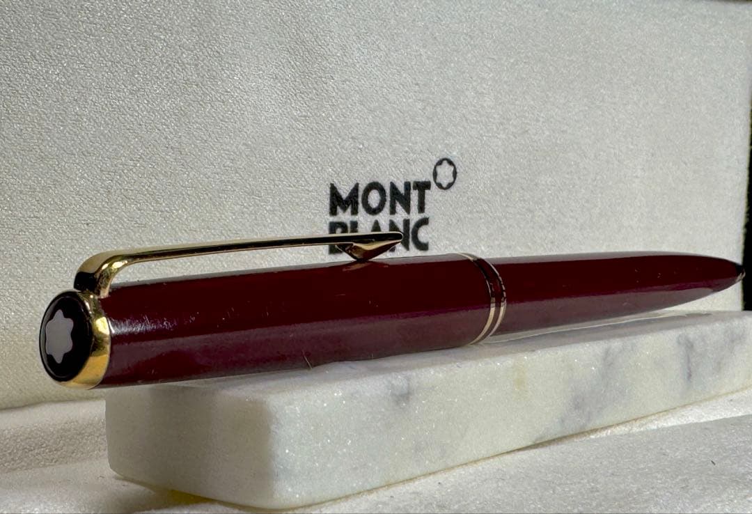 【極美品】モンブラン絶版モデル「CLASSIC」ボールペン　ボルドー①