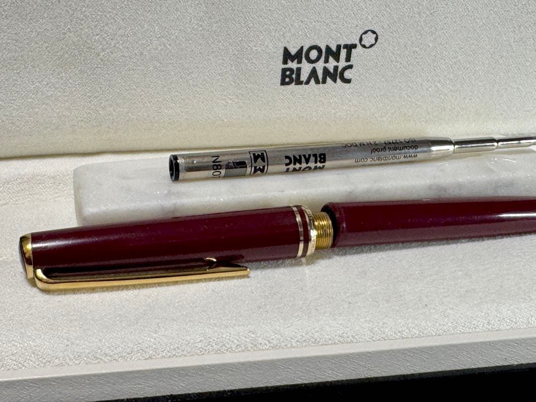 【極美品】モンブラン絶版モデル「CLASSIC」ボールペン　ボルドー①