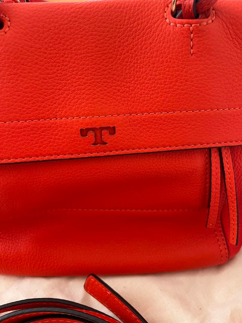 TORY BURCH オレンジ ハンドバッグ