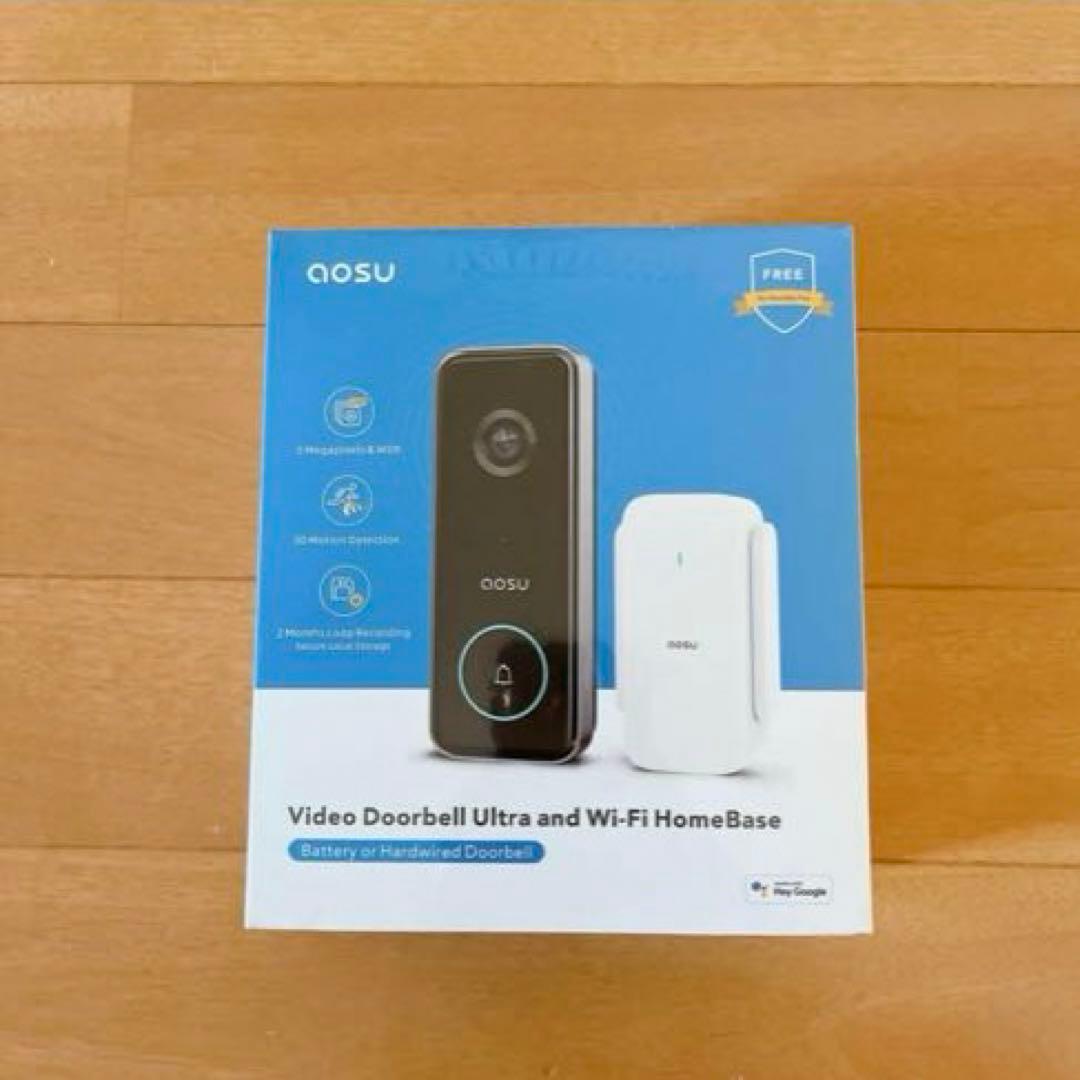 半額✨AOSU Video Doorbell ドアベル 防犯 未使用
