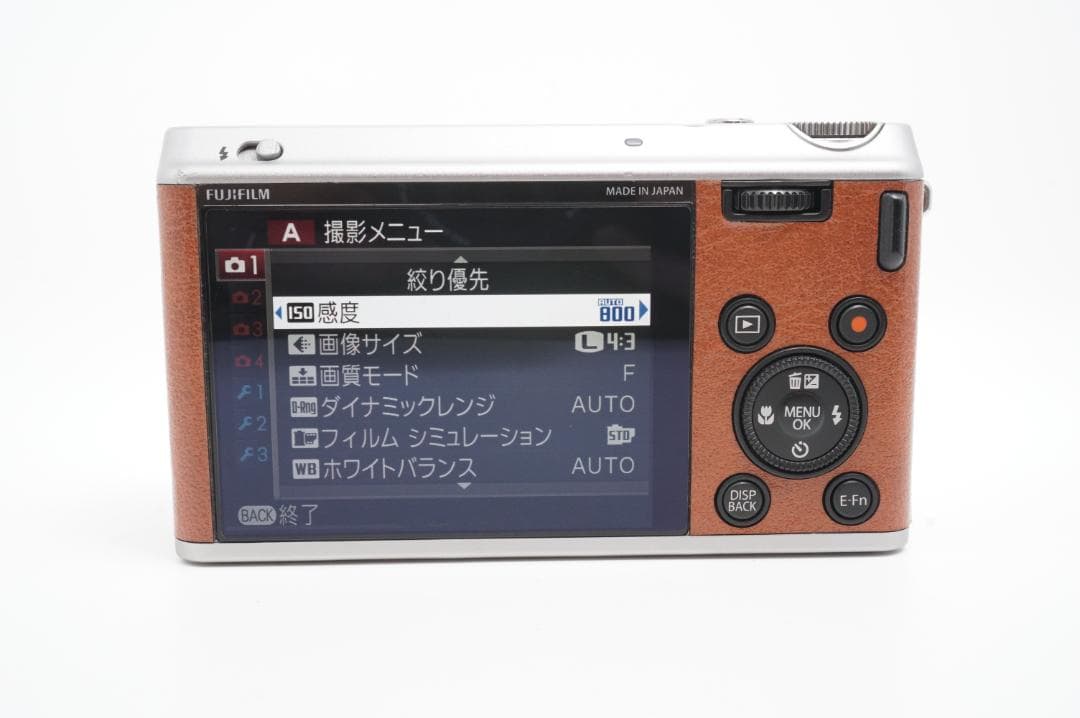 【美品】FUJIFILM XF1 ブラウン デジカメ 充電器 SDカードセット