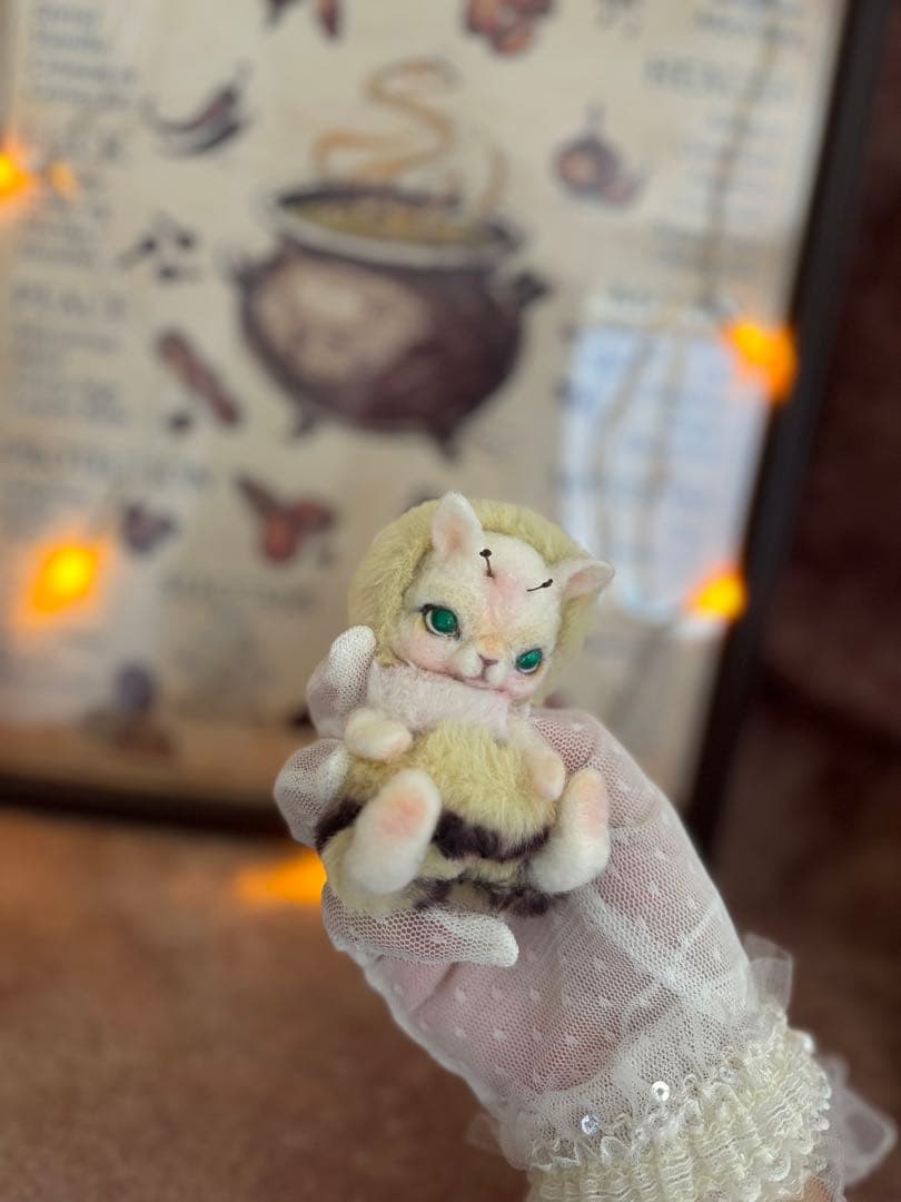 アートドール　はち幻獣　羊毛フェルト