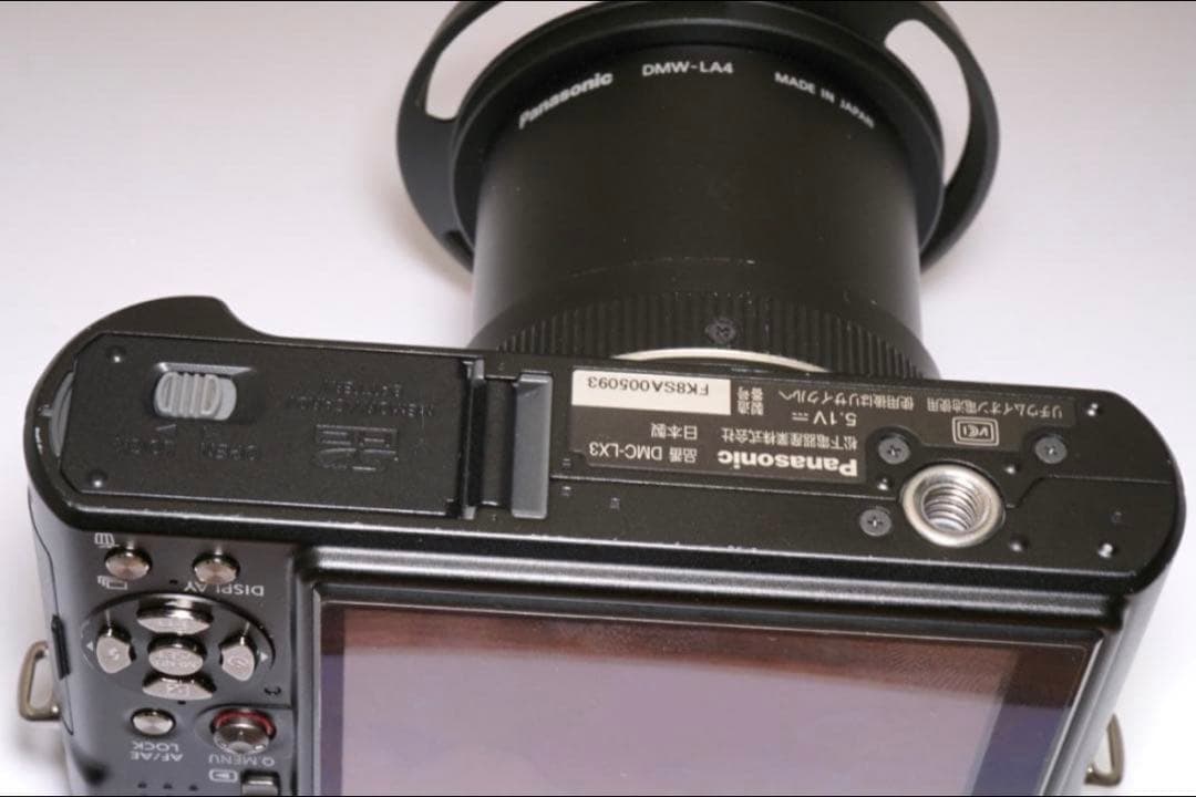 パナソニック LUMIX DMC-LX3　純正レンズアダプター付