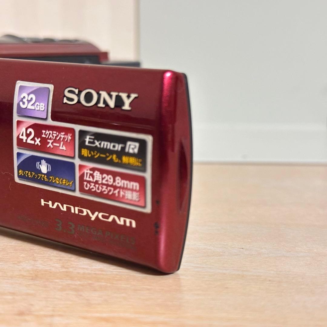 【動作確認ＯＫ】SONY　Handycam　HDR-CX180 ビデオカメラ