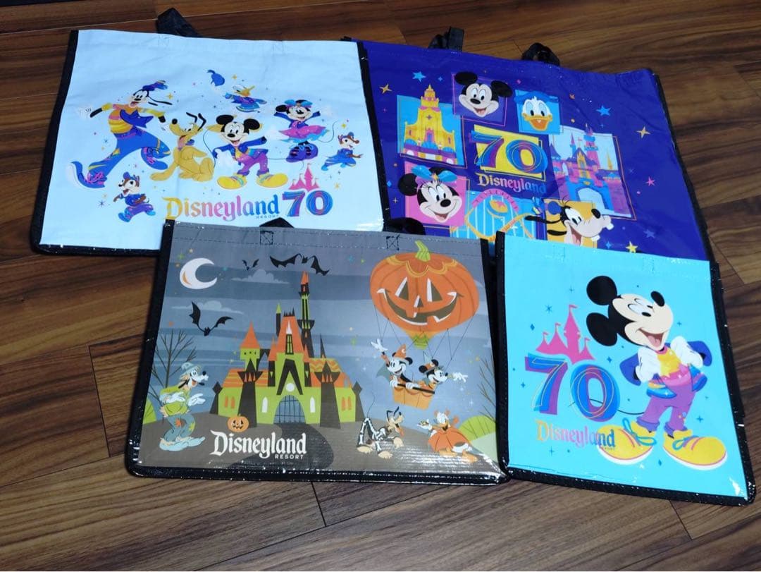 ディズニー70周年　トートバッグとハロウィントートバッグセット