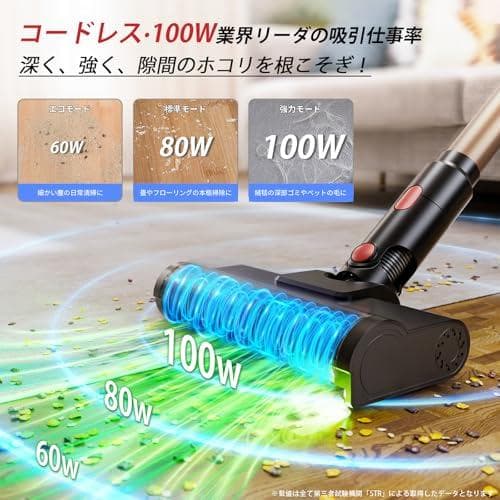 掃除機 コードレス【2026人気掃除機トップ当選！業界初独立モーター自走式！1p
