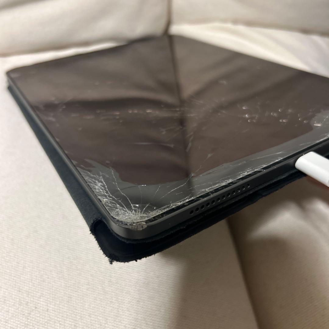 画面割れ　iPad Air (第4世代) スペースグレー 64GB